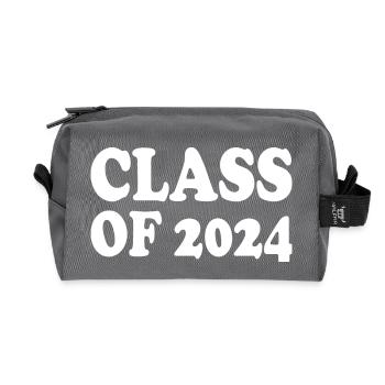 Class of 2024 - Recycelte Kulturtasche - Anthrazit - Vorne