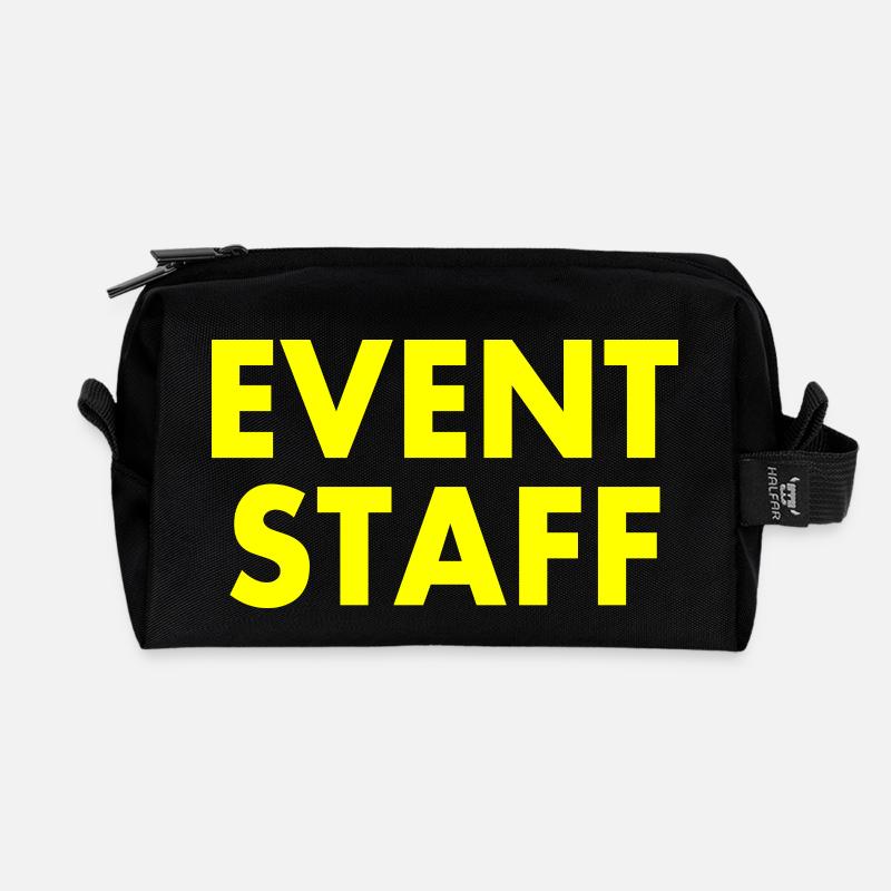 Event staff - Recycelte Kulturtasche - Schwarz