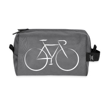 Pinceau Strokes - Trousse de toilette en tissu recyclé - anthracite - Devant