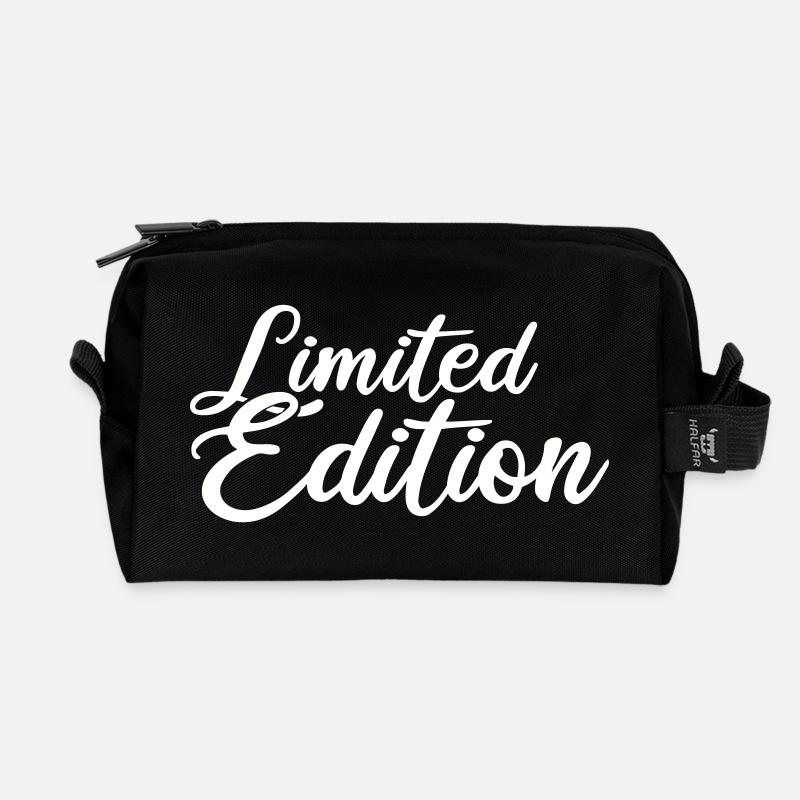 Limited Edition - Recycelte Kulturtasche - Schwarz