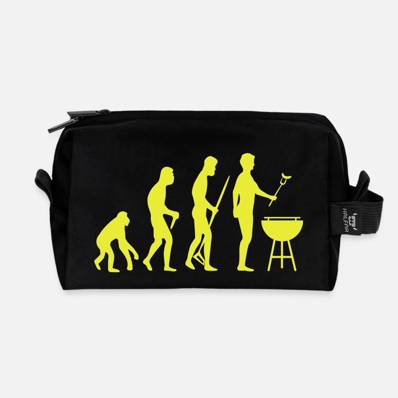 Grill BBQ Evolution - Recycelte Kulturtasche - Schwarz