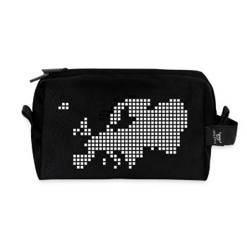 Norwegen - Recycelte Kulturtasche - Schwarz - Vorne
