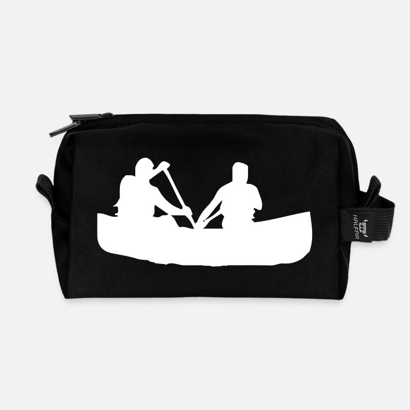 Paddeln - Recycelte Kulturtasche - Schwarz