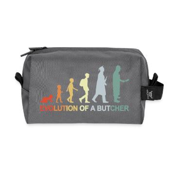Vintage Metzger Evolution - Recycelte Kulturtasche - Anthrazit - Vorne
