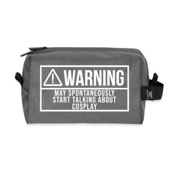 Cosplay - Recycled Toiletry Zip Bag - anthracite - Front