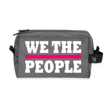 we the people - Recycelte Kulturtasche - Anthrazit - Vorne