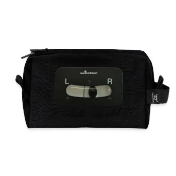 La bille bordel - Trousse de toilette en tissu recyclé - noir - Devant