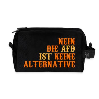 NEIN DIE AFD IST KEINE ALTERNATIVE - Recycelte Kulturtasche - Schwarz - Vorne