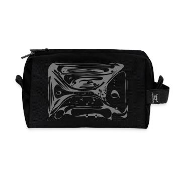 PowerLines 26b - Recycled Toiletry Zip Bag - black - Front