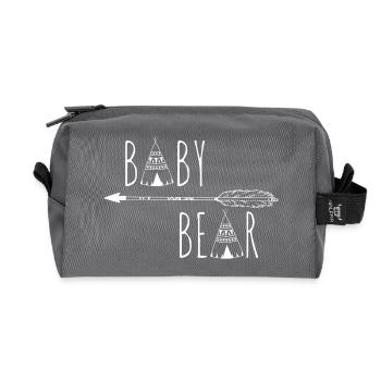 baby Bear - Trousse de toilette en tissu recyclé - anthracite - Devant