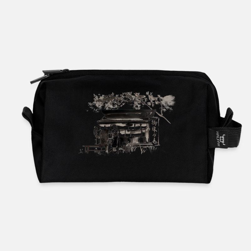 Shop-Kopie - Recycelte Kulturtasche - Schwarz