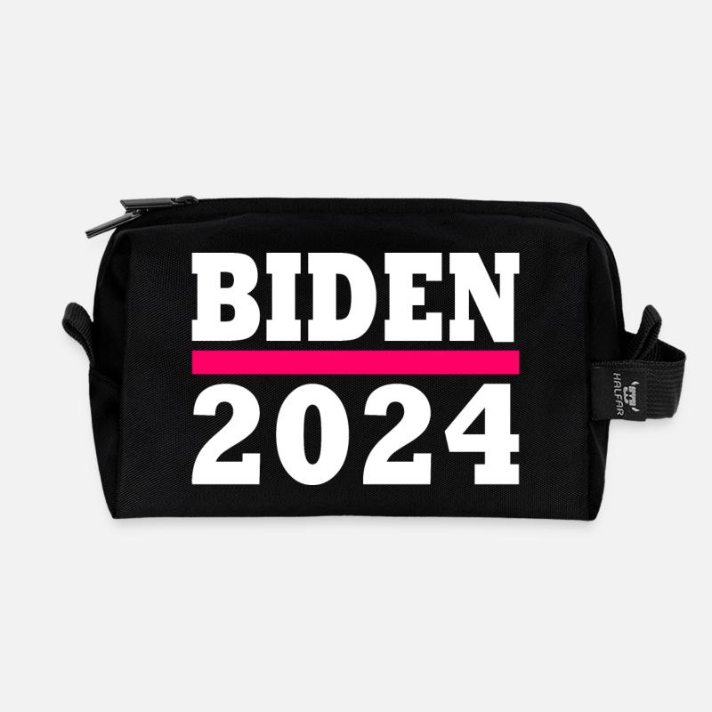 Joe biden 2024 - Recycelte Kulturtasche - Schwarz