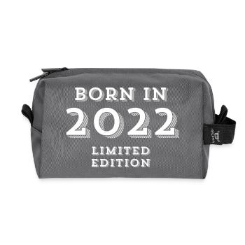2022, Geburtsjahr, ich bin 2 Jahre alt - Recycelte Kulturtasche - Anthrazit - Vorne