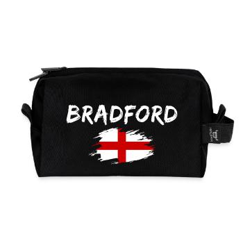 Bradford, England - Recycled Toiletry Zip Bag - black - Front