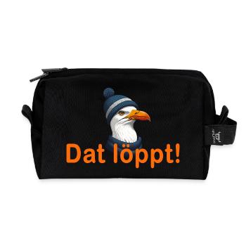 Dat löppt ! - Trousse de toilette en tissu recyclé - noir - Devant