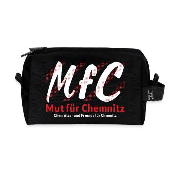 Chemnitz Courage pour Chemnitz - Trousse de toilette en tissu recyclé - noir - Devant
