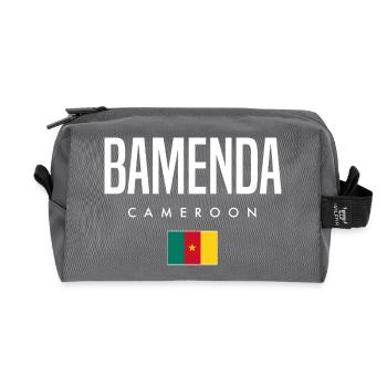 Bamenda Kamerun Kameruner - Recycelte Kulturtasche - Anthrazit - Vorne