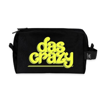 The Crazy - Recycled Toiletry Zip Bag - black - Front