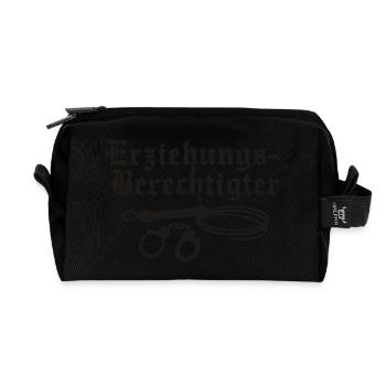 Erziehungsberechtigter - Recycelte Kulturtasche - Schwarz - Vorne