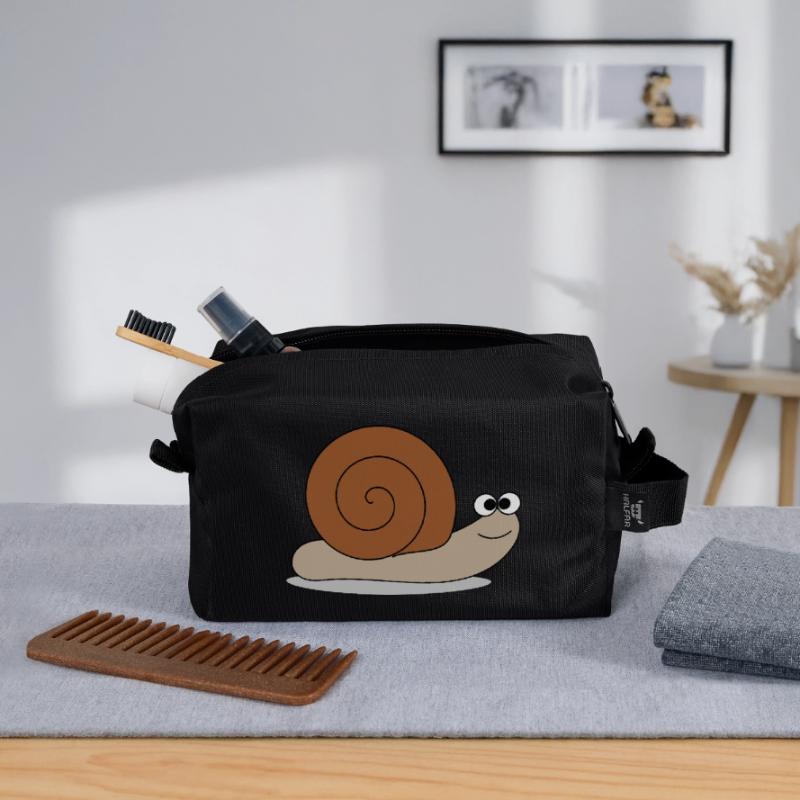 Brown snail Recycelte Kulturtasche