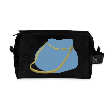 backpack suitcase backpack bag briefcase131 - Recycled Toiletry Zip Bag - black - Front