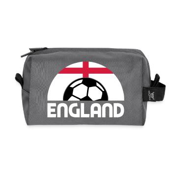 Angleterre - Trousse de toilette en tissu recyclé - anthracite - Devant