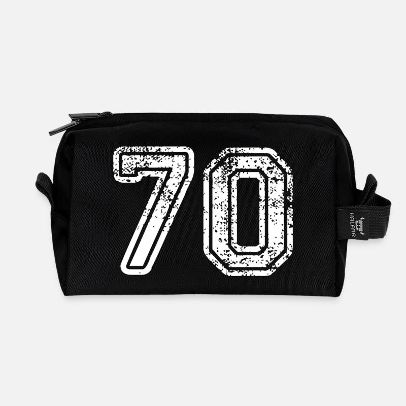 70 - Trousse de toilette en tissu recyclé - noir