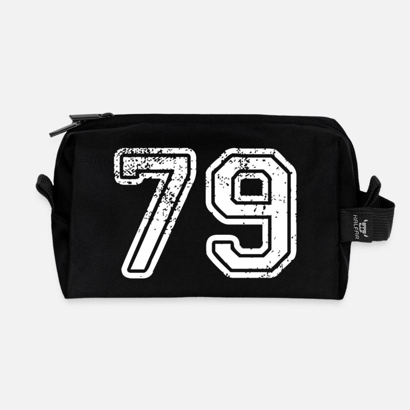 79 - Recycled Toiletry Zip Bag - black