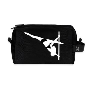 Pole Dance - Recycelte Kulturtasche - Schwarz - Vorne