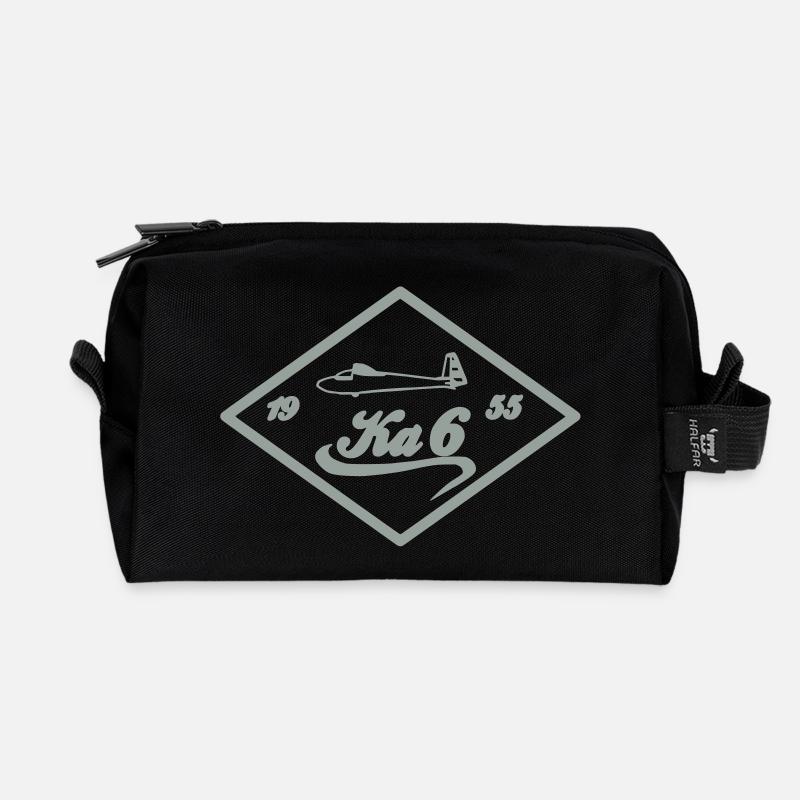 ka6 - Recycelte Kulturtasche - Schwarz
