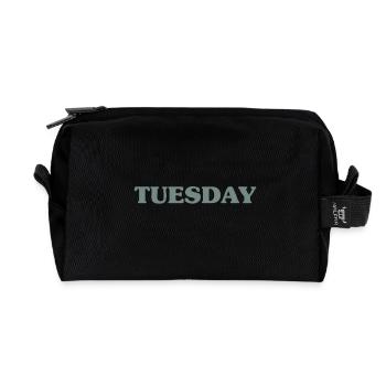 Tuesday - Recycled Toiletry Zip Bag - black - Front