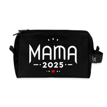 Mama 2025 - Recycelte Kulturtasche - Schwarz - Vorne