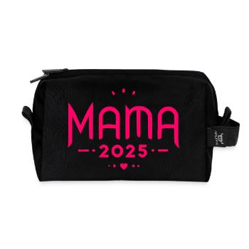 Mama 2025 - Recycelte Kulturtasche - Schwarz - Vorne