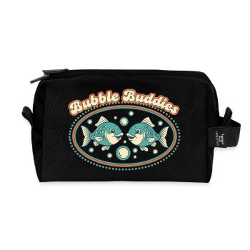 Bubble Buddies - Recycled Toiletry Zip Bag - black - Front