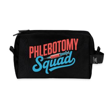 Phlebotomy Squad - Recycled Toiletry Zip Bag - black - Front