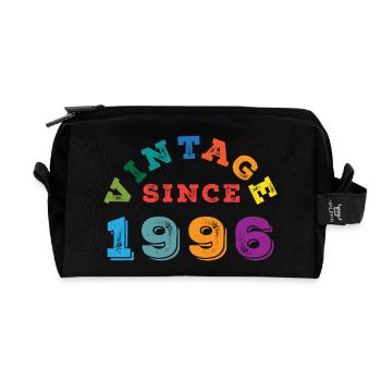 Millésime 1996 - Trousse de toilette en tissu recyclé - noir - Devant