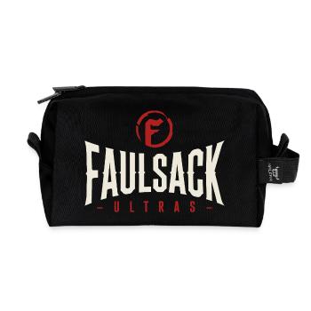 Faulsack ultras (white) - Recycled Toiletry Zip Bag - black - Front