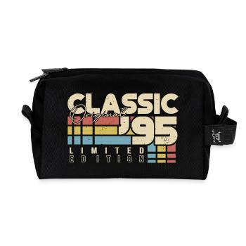 Classique 1995 Vintage Anniversaire Rétro - Trousse de toilette en tissu recyclé - noir - Devant