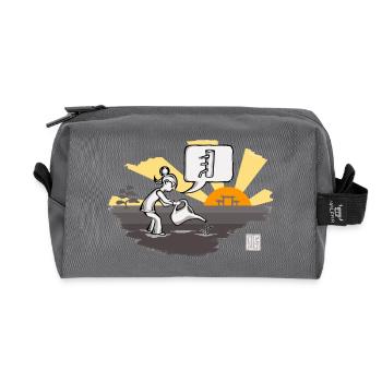 dummy plant - Recycelte Kulturtasche - Anthrazit - Vorne