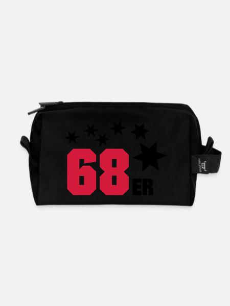 `68 - Recycled Toiletry Zip Bag - black
