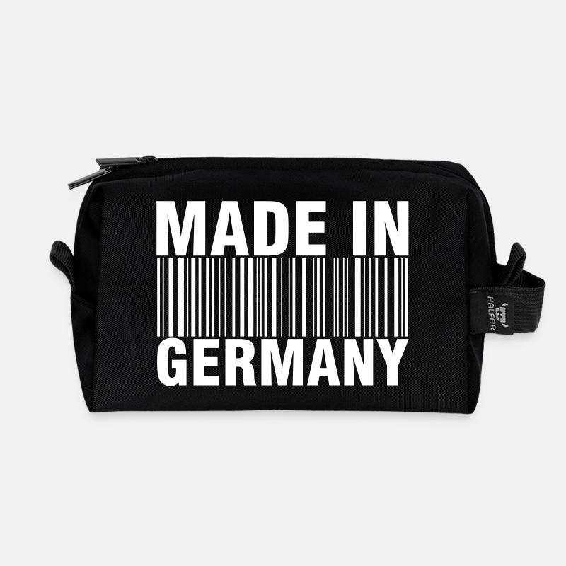 Made in Germany - Recycelte Kulturtasche - Schwarz