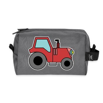 Country Life Tracteur Agricole Véhicule à moteur Agriculteur - Trousse de toilette en tissu recyclé - anthracite - Devant