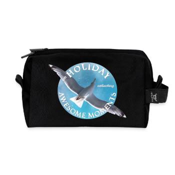 Holidays Travel Leisure - Recycled Toiletry Zip Bag - black - Front