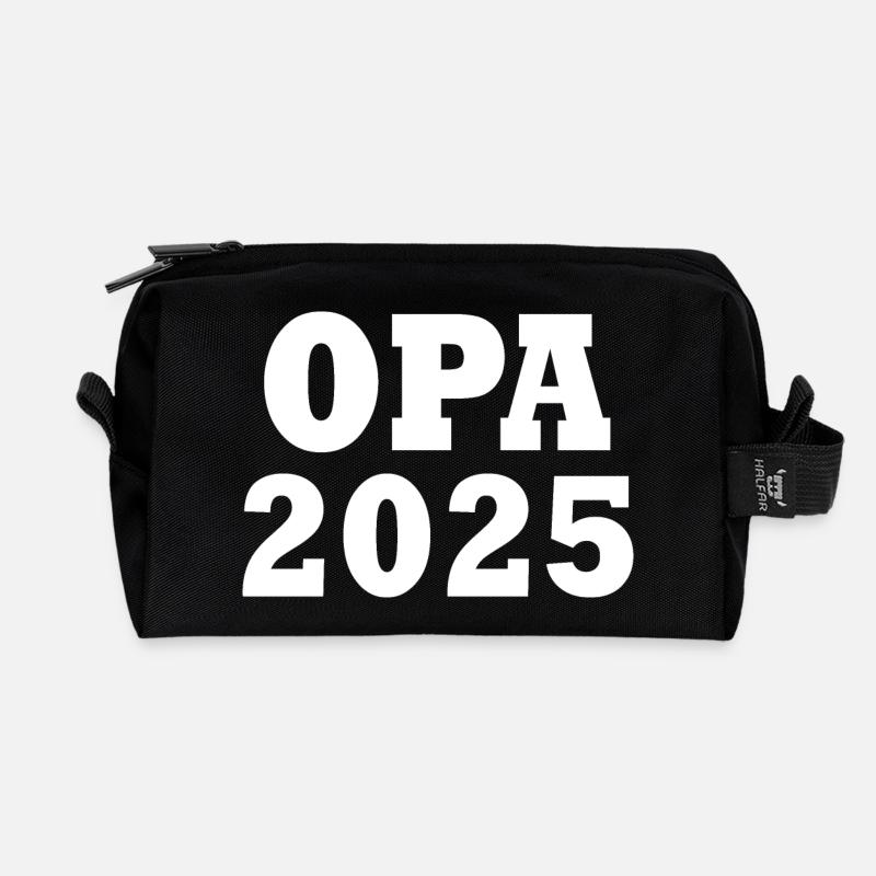 Opa 2025 - Recycelte Kulturtasche - Schwarz