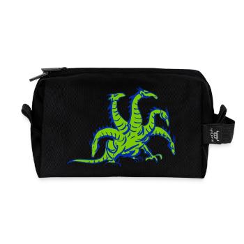 Dragon Hydra Dragon - Recycled Toiletry Zip Bag - black - Front