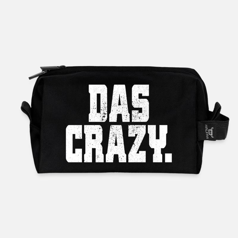 Das Crazy Jugendsprache Insider Meme Cool Verrückt - Recycelte Kulturtasche - Schwarz
