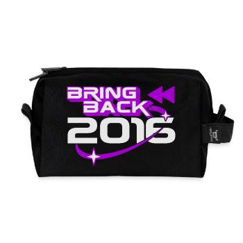 Bring 2016 Throwback Internet-Nostalgie zurück - Recycelte Kulturtasche - Schwarz - Vorne