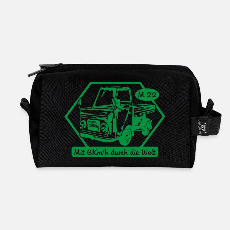 IFA LKW Multicar M22 - Recycelte Kulturtasche - Schwarz