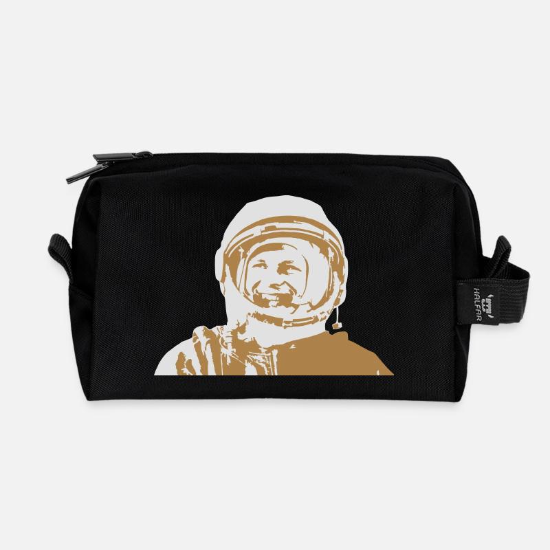 GAGARIN - Recycelte Kulturtasche - Schwarz