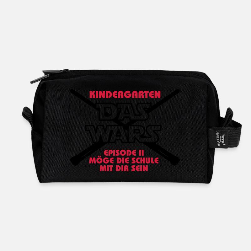 DAS WARS_v2 - Recycelte Kulturtasche - Schwarz